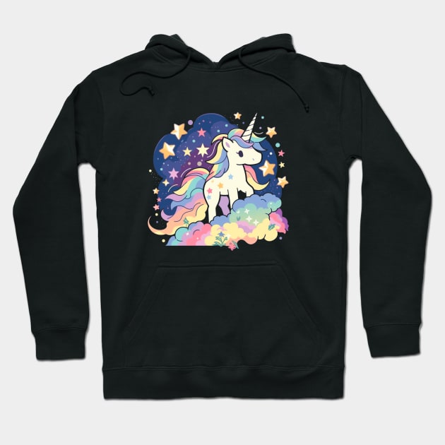 Dream Unicorn - Cute Unicorn Hoodie by CleverboyDsgns